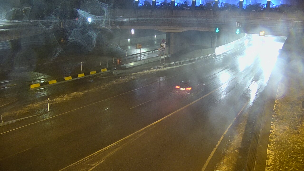 Weather Camera Image Väg 12 Tammerfors, Rantatunneli bom, öster, Tampere, Pirkanmaa