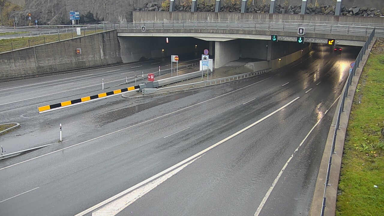 Kelikamerat Kuva Tie 12 Tampere, Rantatunneli puomi, itä, Tampere, Pirkanmaa