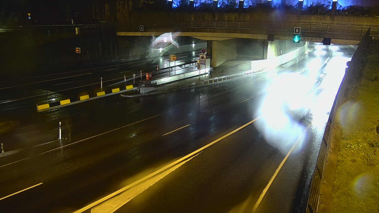 Kelikamerat Kuva Tie 12 Tampere, Rantatunneli puomi, itä, Tampere, Pirkanmaa