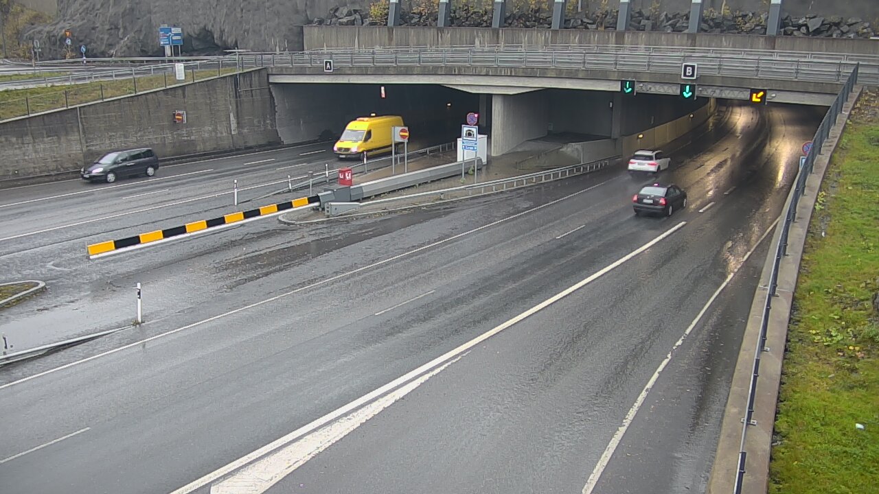 Kelikamerat Kuva Tie 12 Tampere, Rantatunneli puomi, itä, Tampere, Pirkanmaa