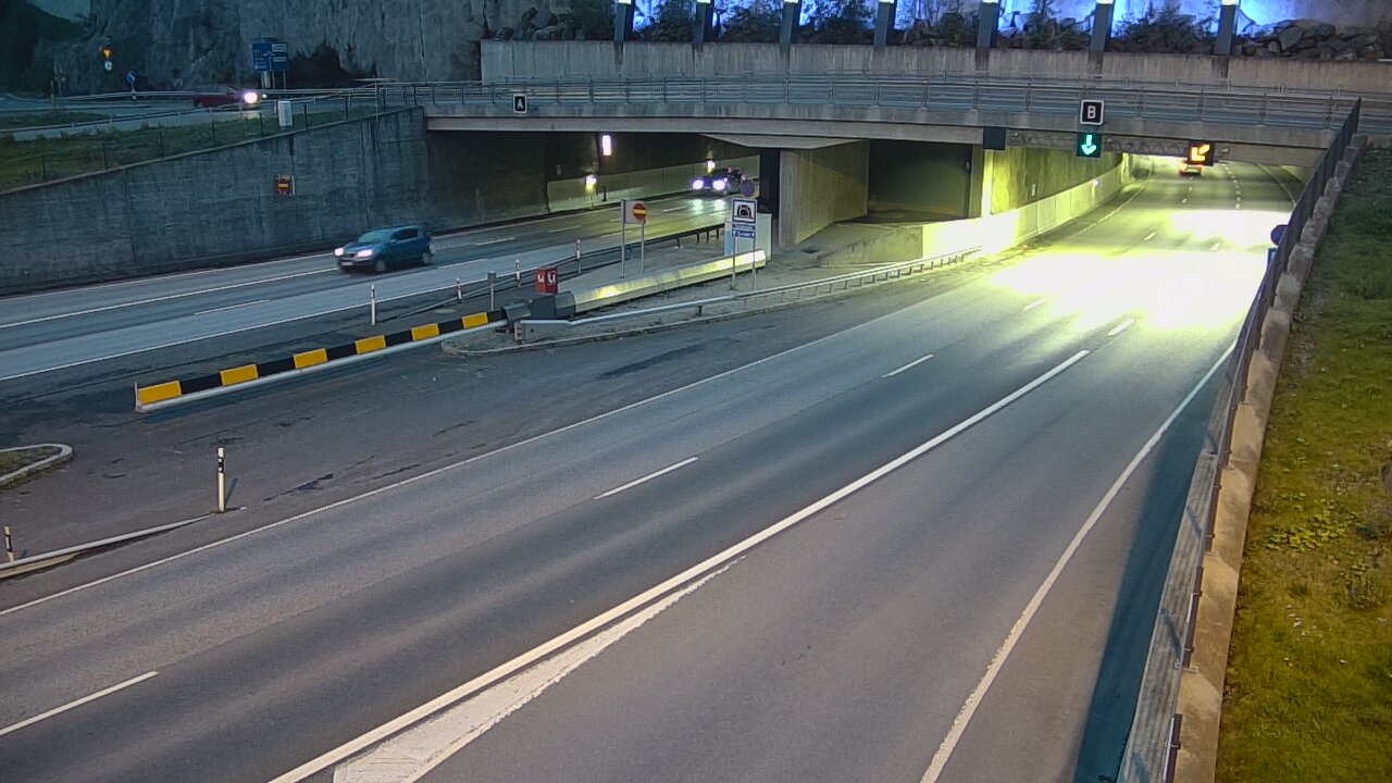 Kelikamerat Kuva Tie 12 Tampere, Rantatunneli puomi, itä, Tampere, Pirkanmaa