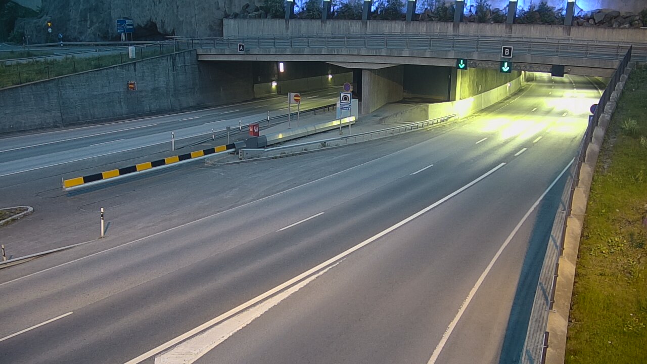 Kelikamerat Kuva Tie 12 Tampere, Rantatunneli puomi, itä, Tampere, Pirkanmaa