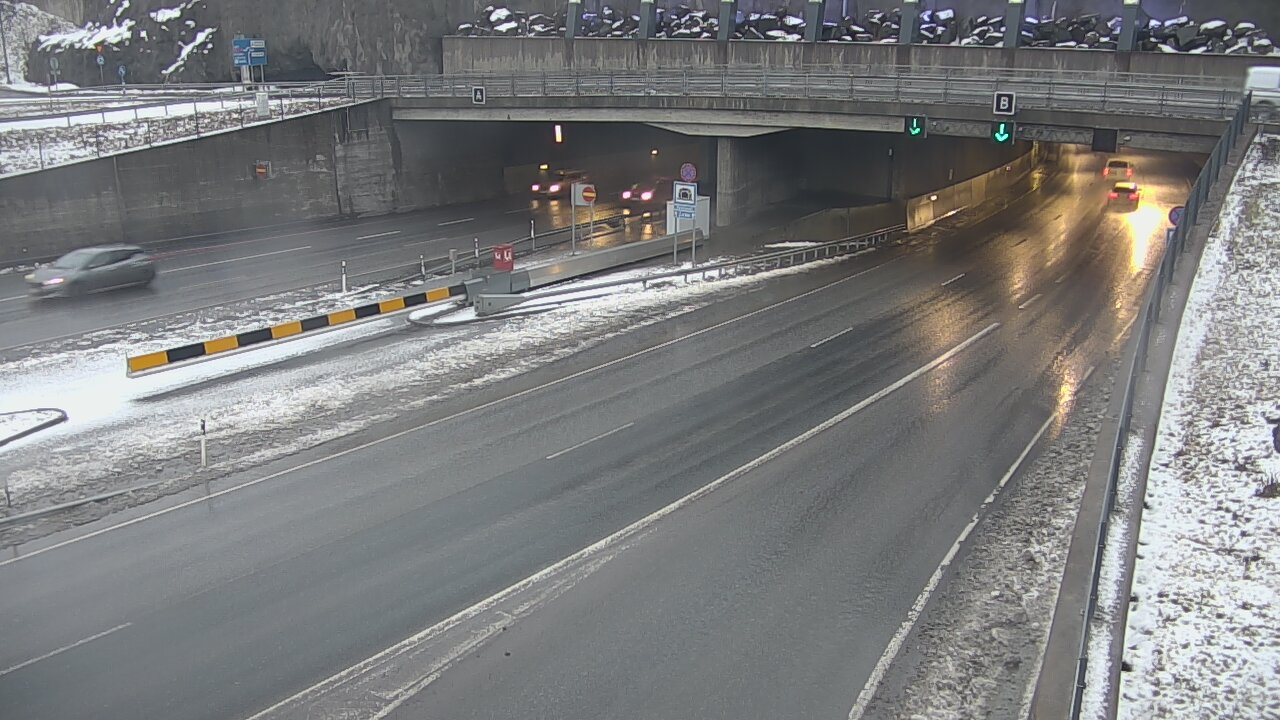 Kelikamerat Kuva Tie 12 Tampere, Rantatunneli puomi, itä, Tampere, Pirkanmaa