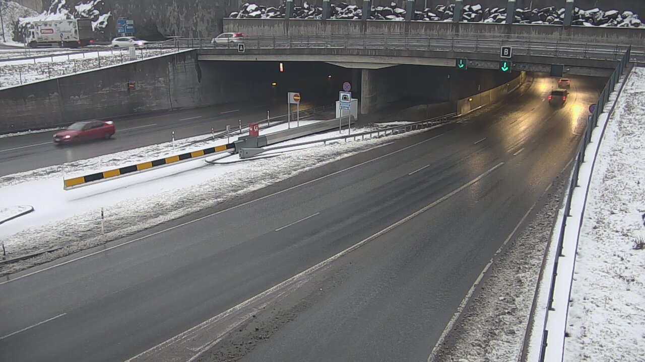 Kelikamerat Kuva Tie 12 Tampere, Rantatunneli puomi, itä, Tampere, Pirkanmaa