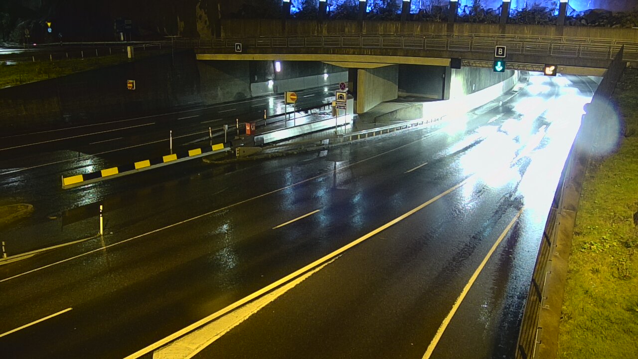 Kelikamerat Kuva Tie 12 Tampere, Rantatunneli puomi, itä, Tampere, Pirkanmaa