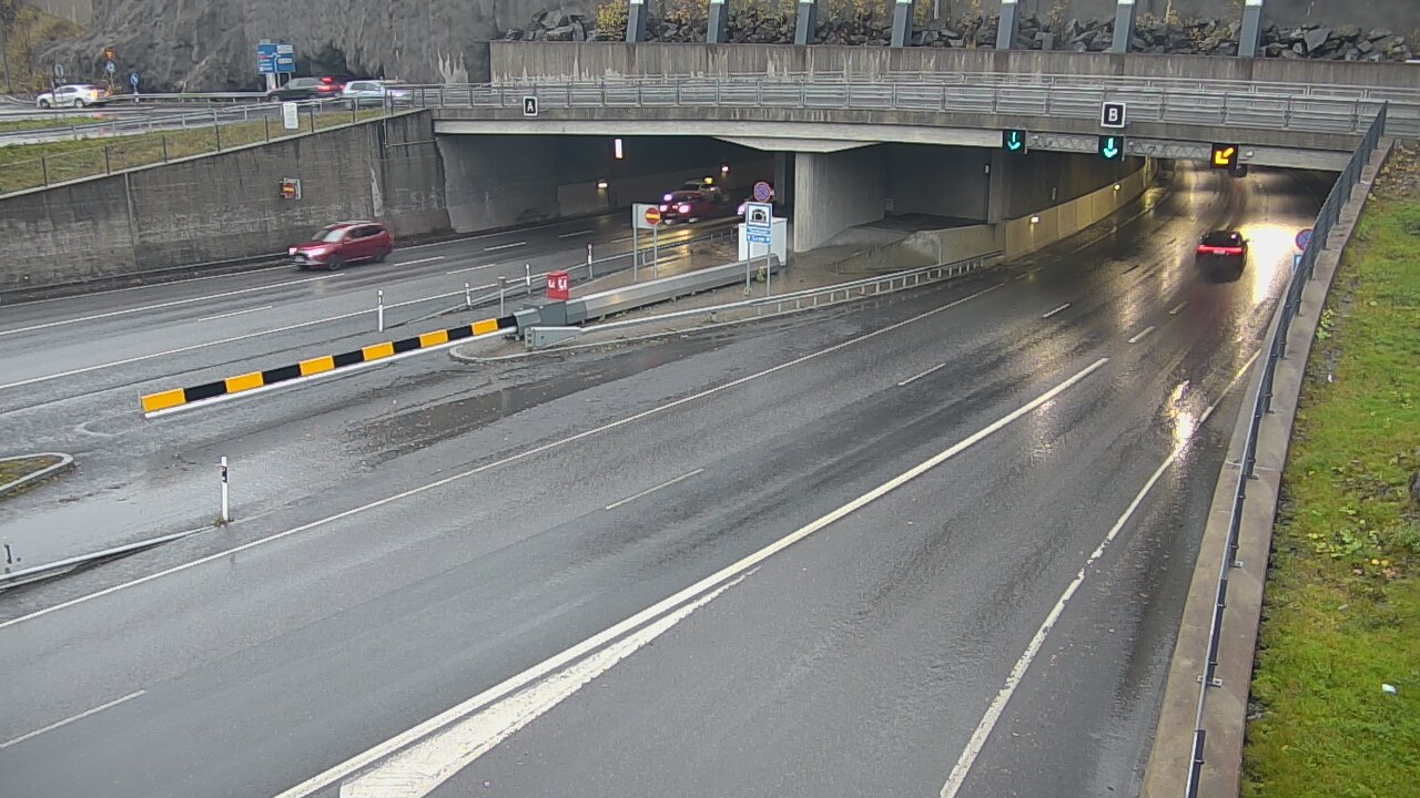 Kelikamerat Kuva Tie 12 Tampere, Rantatunneli puomi, itä, Tampere, Pirkanmaa