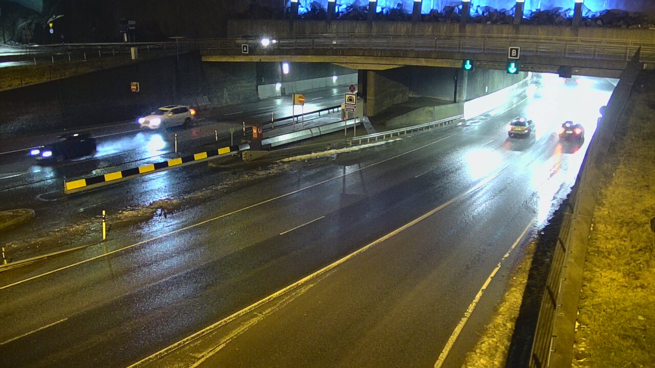 Weather Camera Image Väg 12 Tammerfors, Rantatunneli bom, öster, Tampere, Pirkanmaa