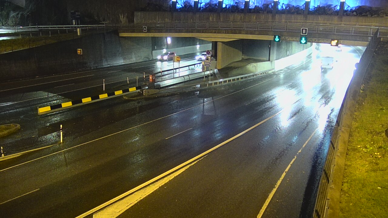 Kelikamerat Kuva Tie 12 Tampere, Rantatunneli puomi, itä, Tampere, Pirkanmaa