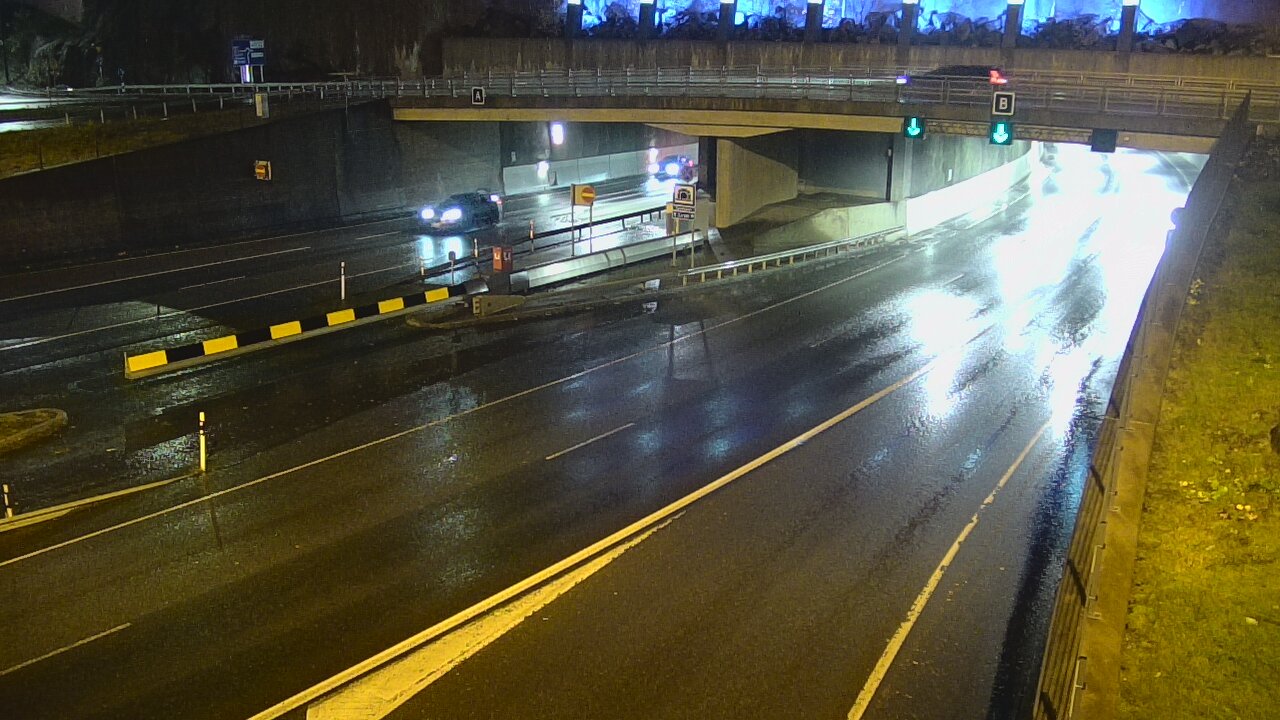 Kelikamerat Kuva Tie 12 Tampere, Rantatunneli puomi, itä, Tampere, Pirkanmaa