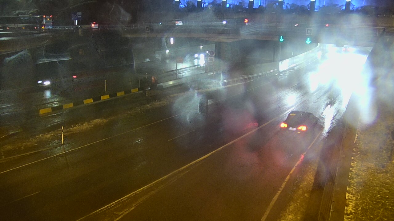 Weather Camera Image Väg 12 Tammerfors, Rantatunneli bom, öster, Tampere, Pirkanmaa