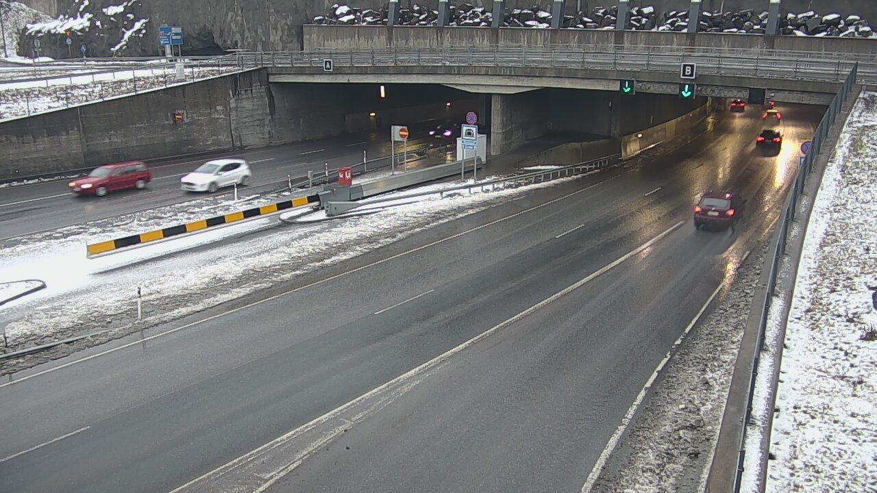 Kelikamerat Kuva Tie 12 Tampere, Rantatunneli puomi, itä, Tampere, Pirkanmaa