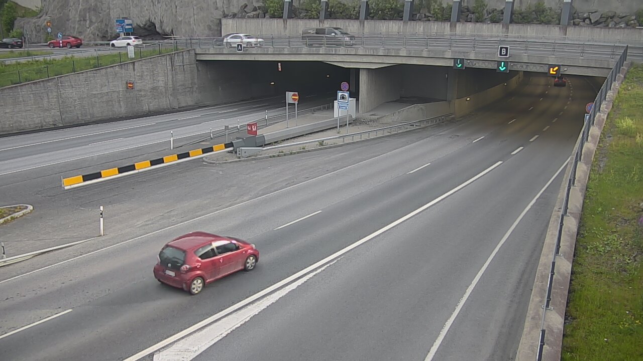 Kelikamerat Kuva Tie 12 Tampere, Rantatunneli puomi, itä, Tampere, Pirkanmaa