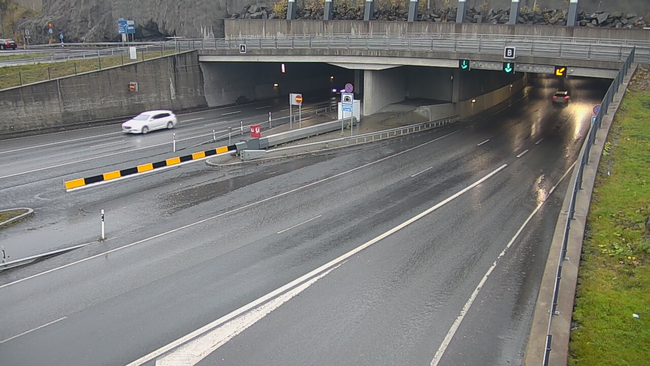 Kelikamerat Kuva Tie 12 Tampere, Rantatunneli puomi, itä, Tampere, Pirkanmaa