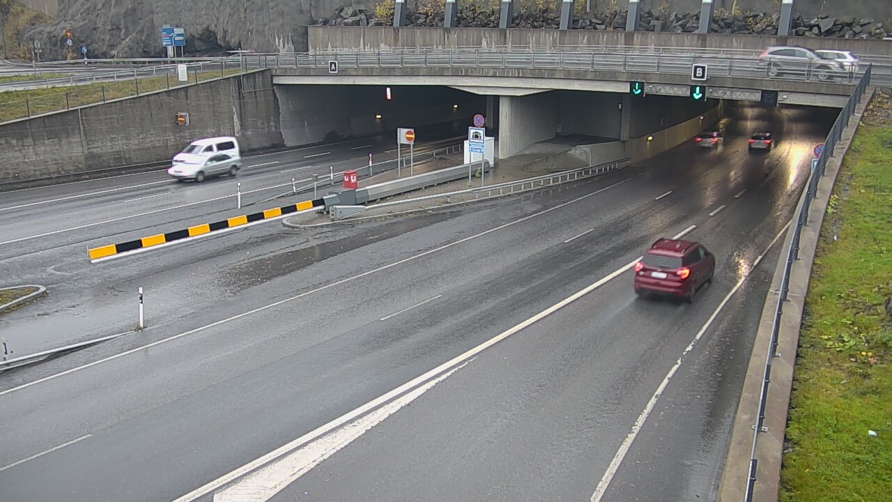 Kelikamerat Kuva Tie 12 Tampere, Rantatunneli puomi, itä, Tampere, Pirkanmaa