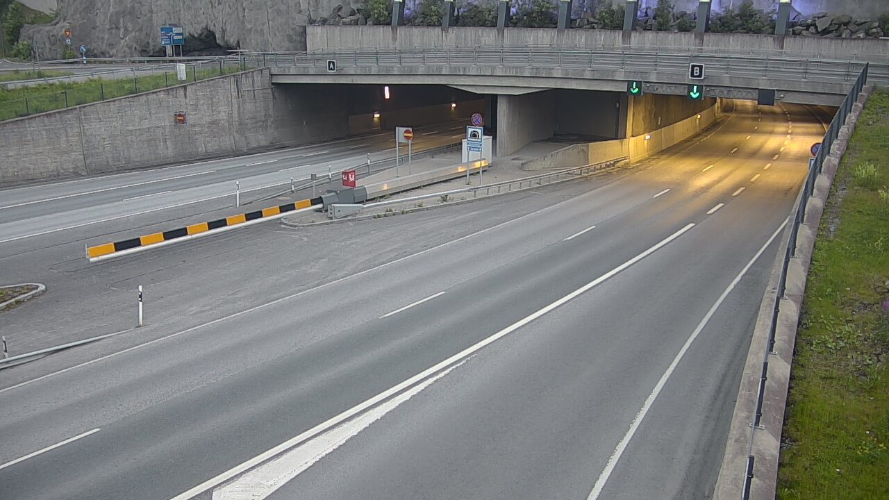Kelikamerat Kuva Tie 12 Tampere, Rantatunneli puomi, itä, Tampere, Pirkanmaa