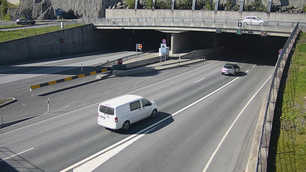 Kelikamerat Kuva Tie 12 Tampere, Rantatunneli puomi, itä, Tampere, Pirkanmaa