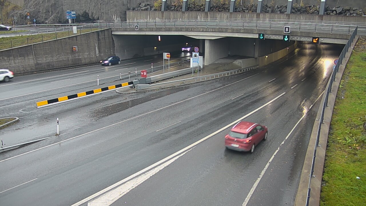 Kelikamerat Kuva Tie 12 Tampere, Rantatunneli puomi, itä, Tampere, Pirkanmaa