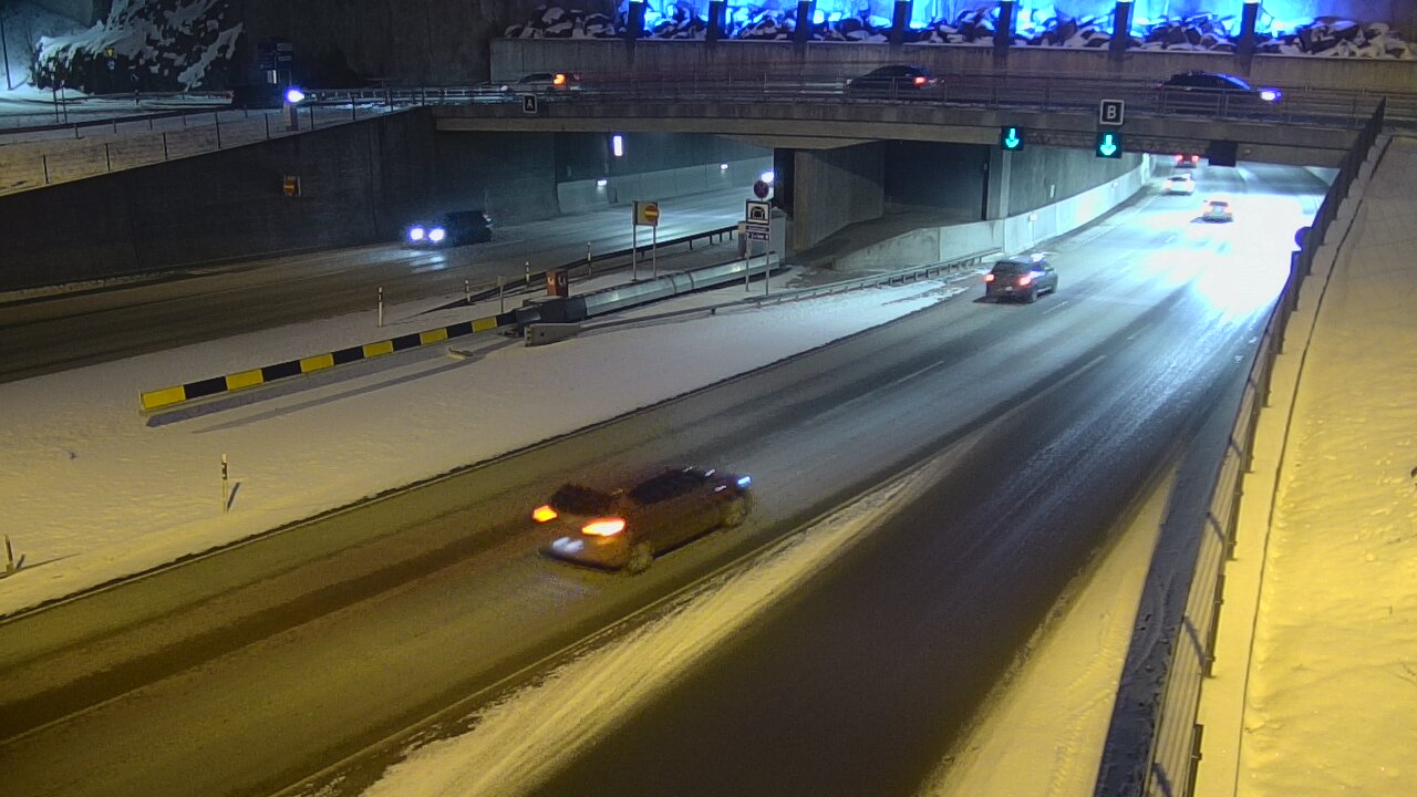 Kelikamerat Kuva Tie 12 Tampere, Rantatunneli puomi, itä, Tampere, Pirkanmaa