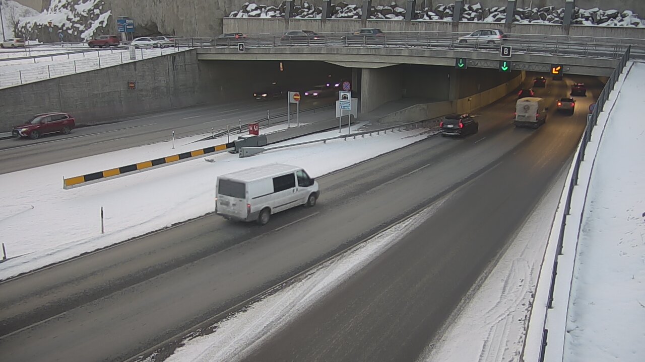 Kelikamerat Kuva Tie 12 Tampere, Rantatunneli puomi, itä, Tampere, Pirkanmaa