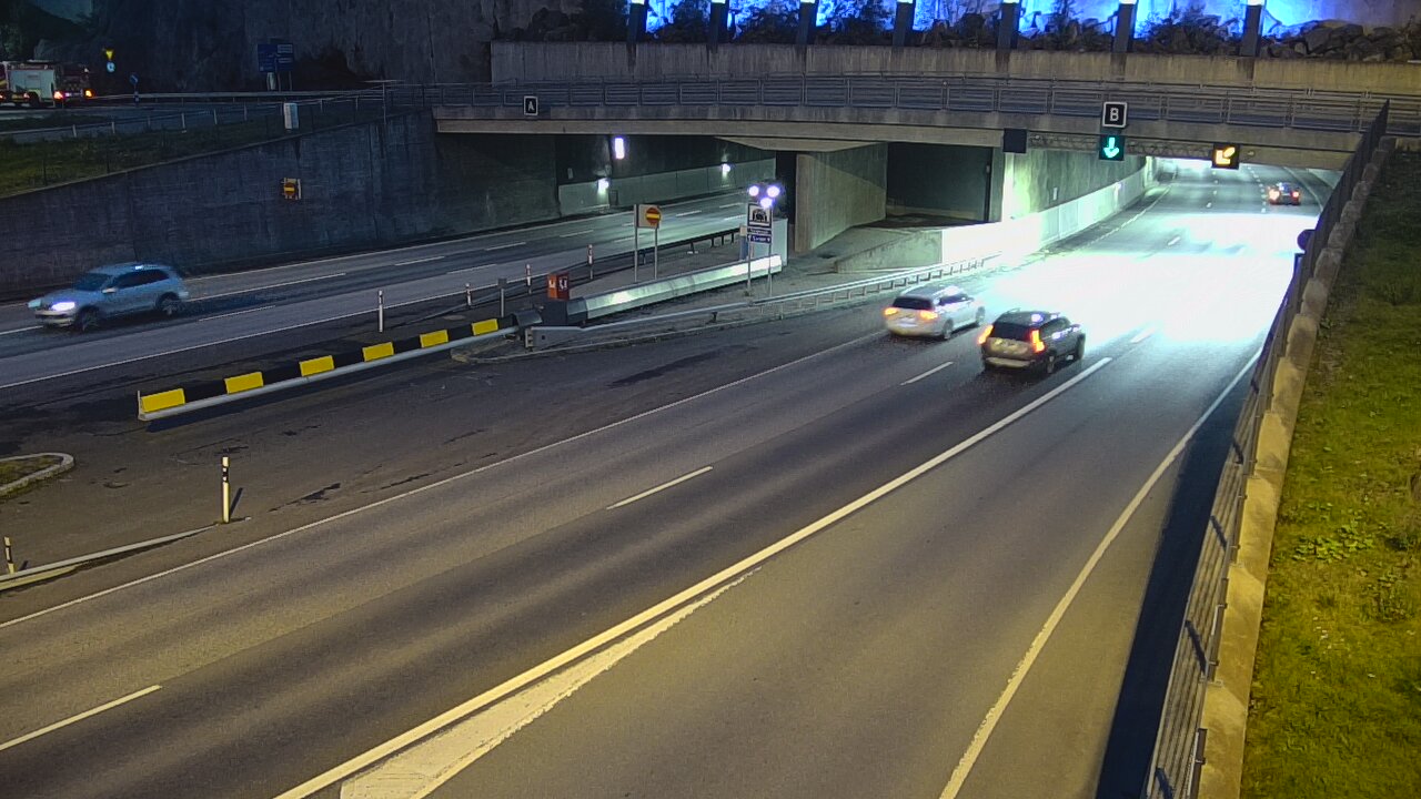 Kelikamerat Kuva Tie 12 Tampere, Rantatunneli puomi, itä, Tampere, Pirkanmaa