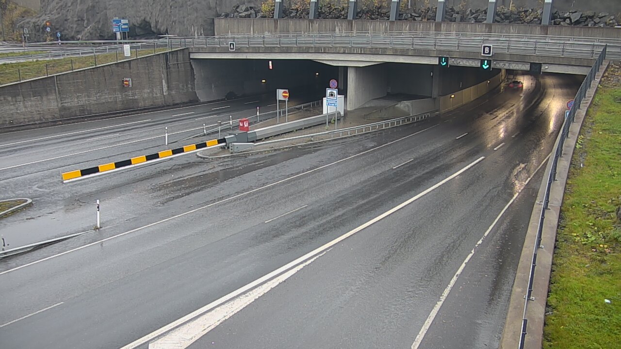 Kelikamerat Kuva Tie 12 Tampere, Rantatunneli puomi, itä, Tampere, Pirkanmaa