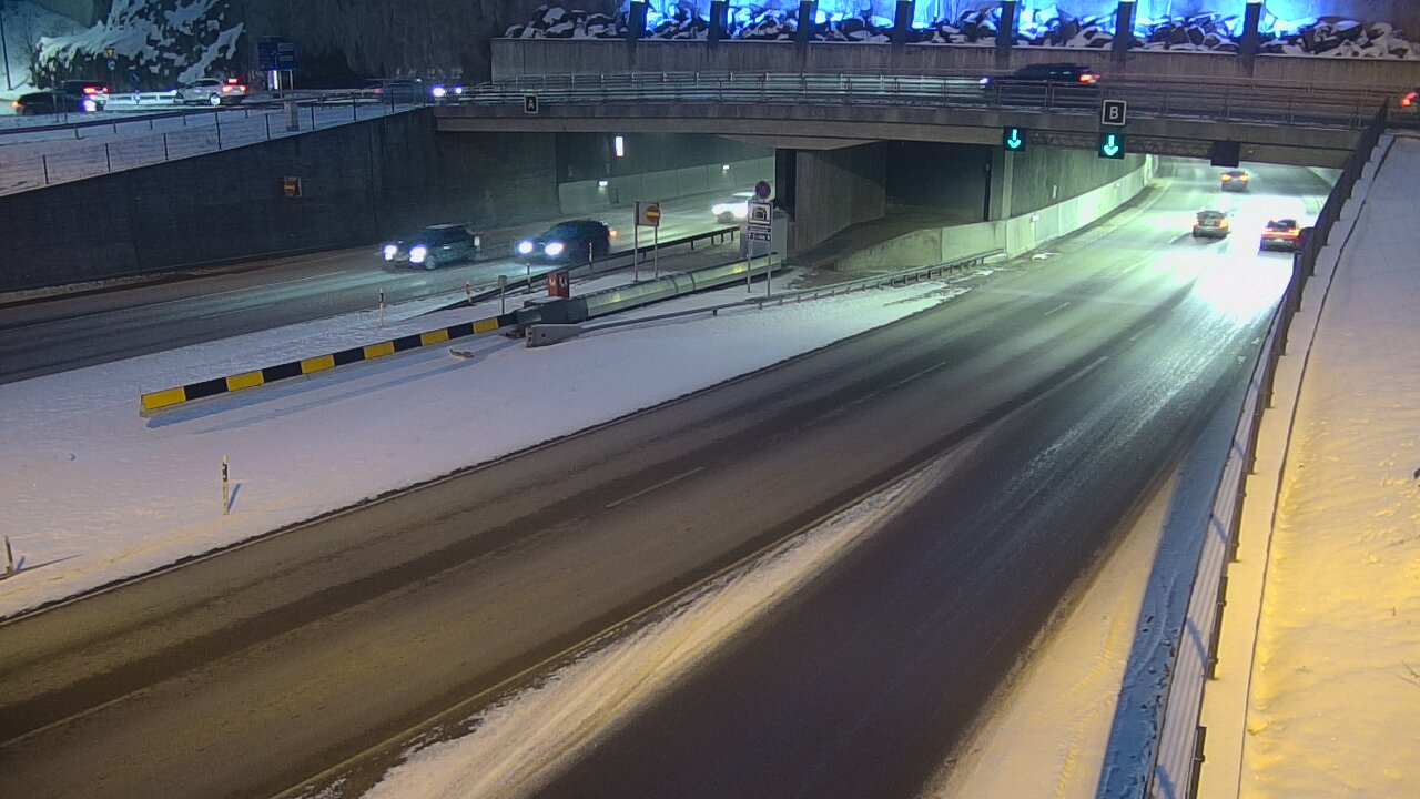 Kelikamerat Kuva Tie 12 Tampere, Rantatunneli puomi, itä, Tampere, Pirkanmaa