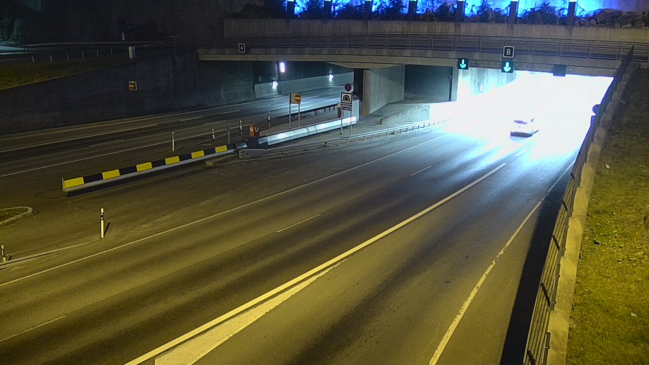 Kelikamerat Kuva Tie 12 Tampere, Rantatunneli puomi, itä, Tampere, Pirkanmaa