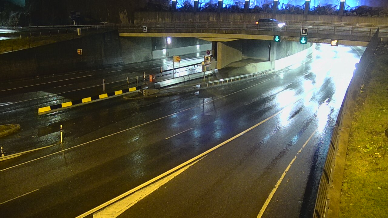 Kelikamerat Kuva Tie 12 Tampere, Rantatunneli puomi, itä, Tampere, Pirkanmaa