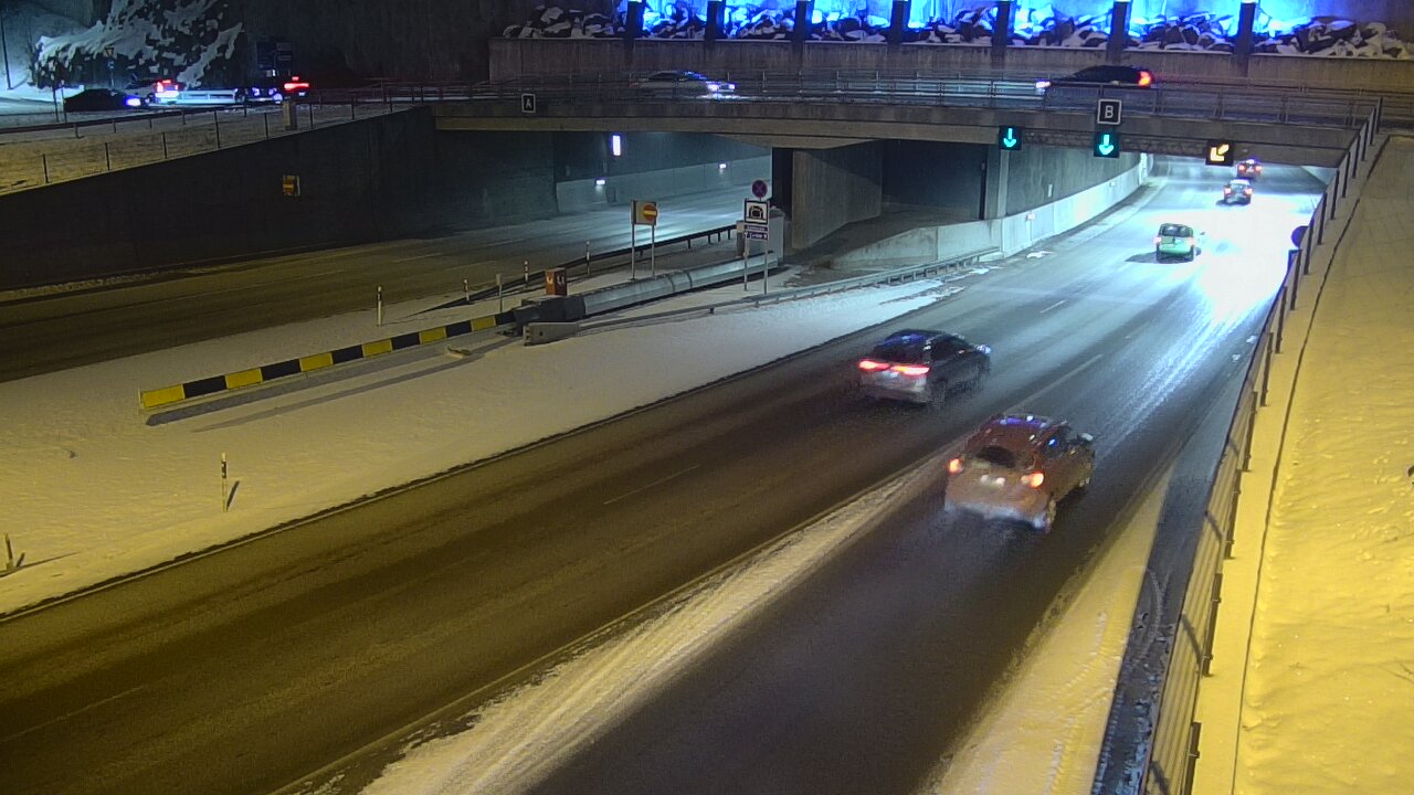 Kelikamerat Kuva Tie 12 Tampere, Rantatunneli puomi, itä, Tampere, Pirkanmaa