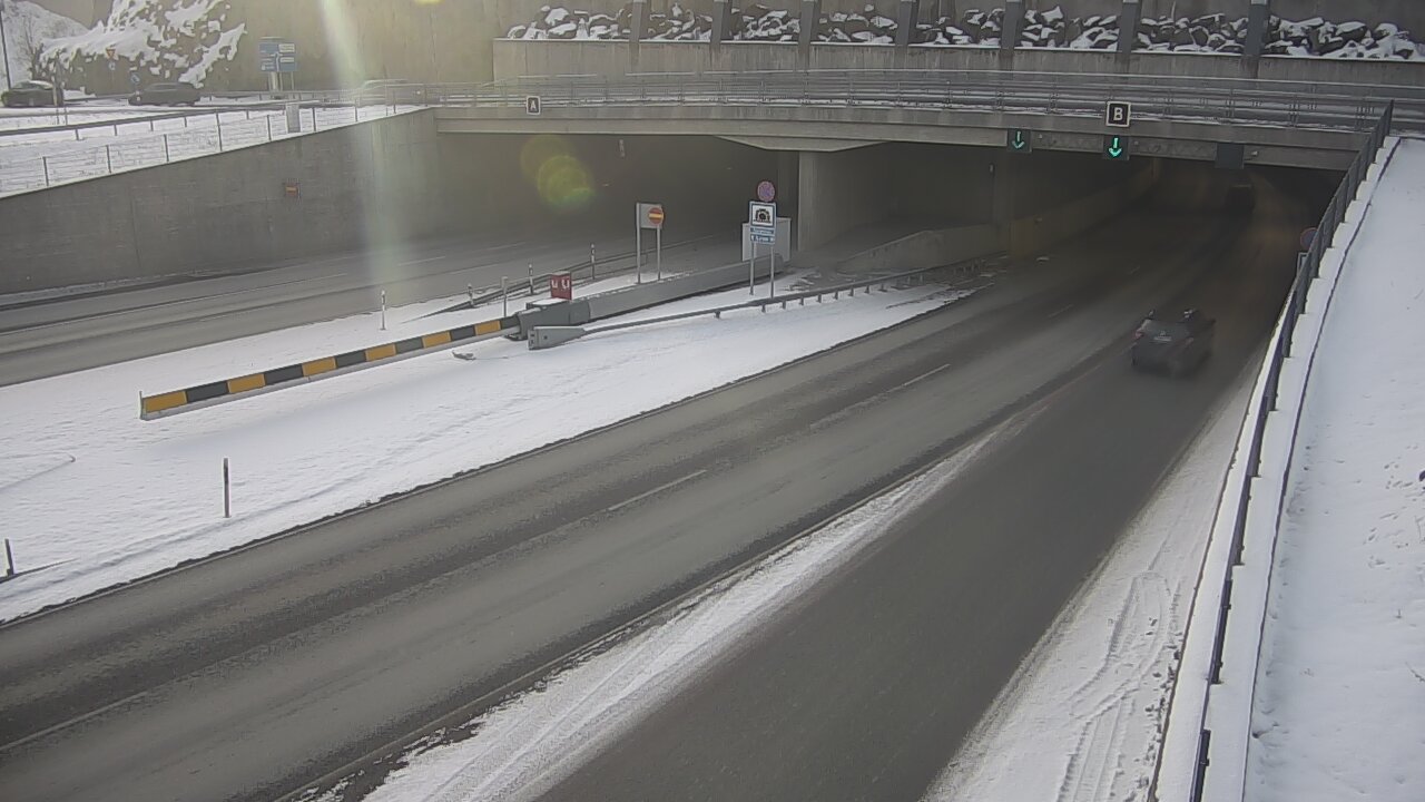 Kelikamerat Kuva Tie 12 Tampere, Rantatunneli puomi, itä, Tampere, Pirkanmaa