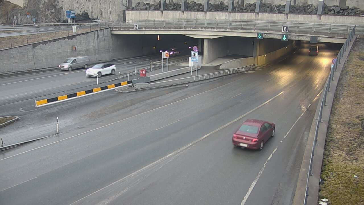 Kelikamerat Kuva Tie 12 Tampere, Rantatunneli puomi, itä, Tampere, Pirkanmaa