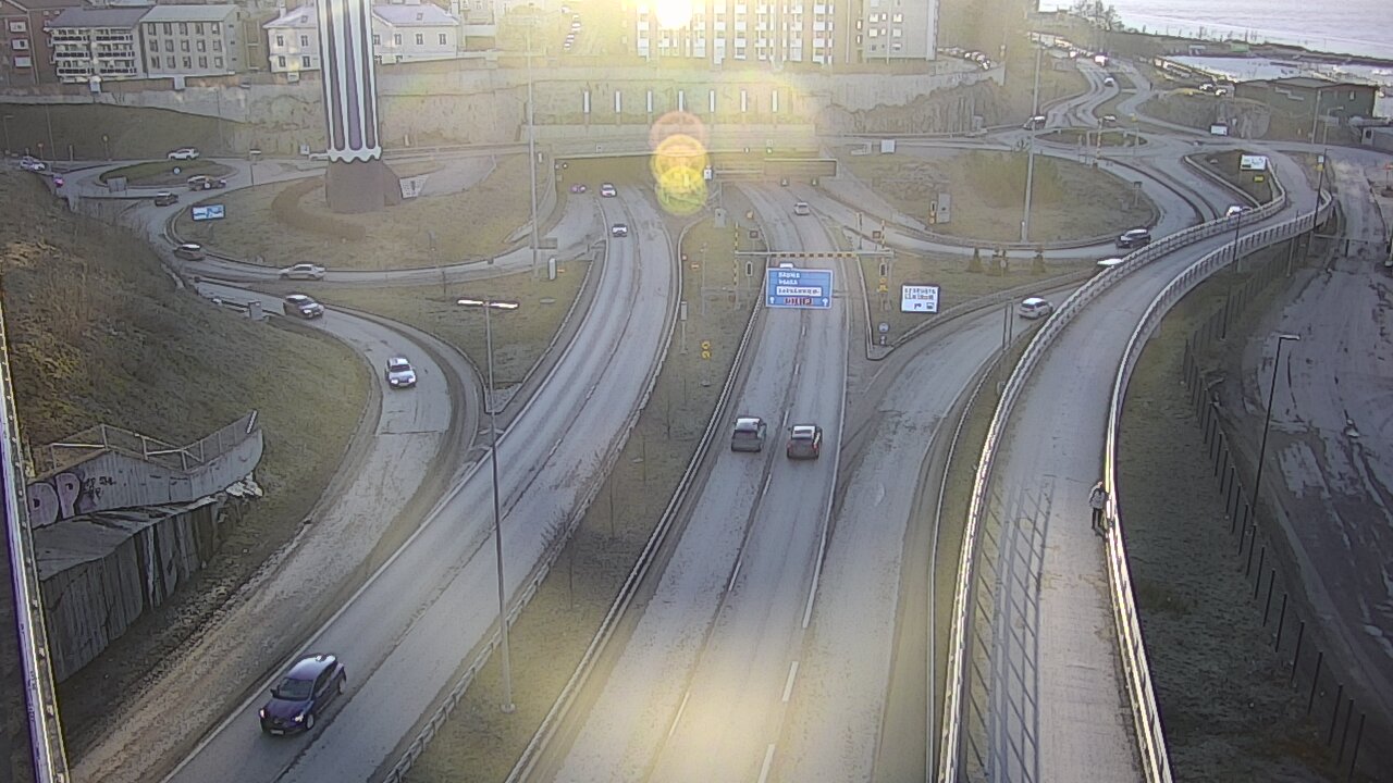 Weather Camera Image Road 12 Tampere, Rauhaniemi, Tampere, Pirkanmaa