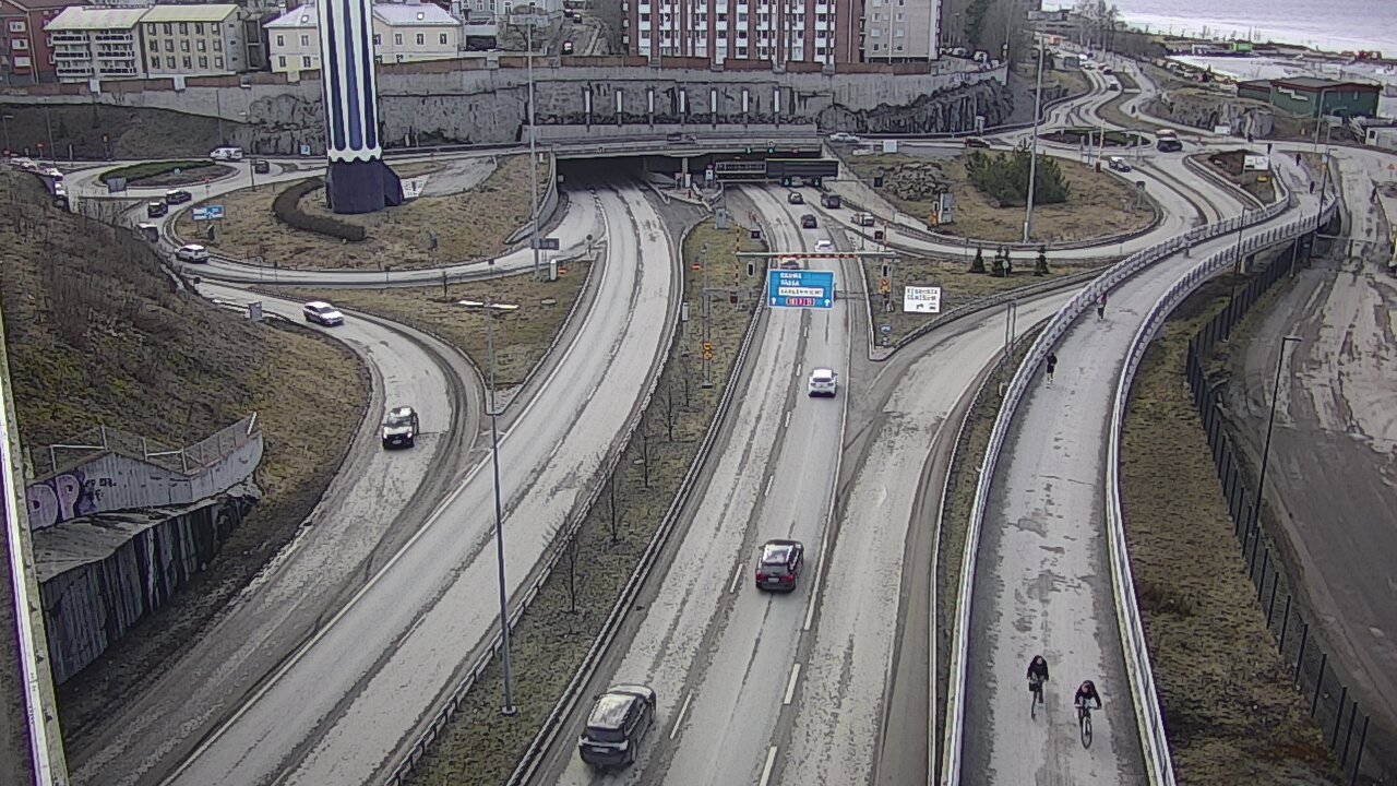 Weather Camera Image Road 12 Tampere, Rauhaniemi, Tampere, Pirkanmaa