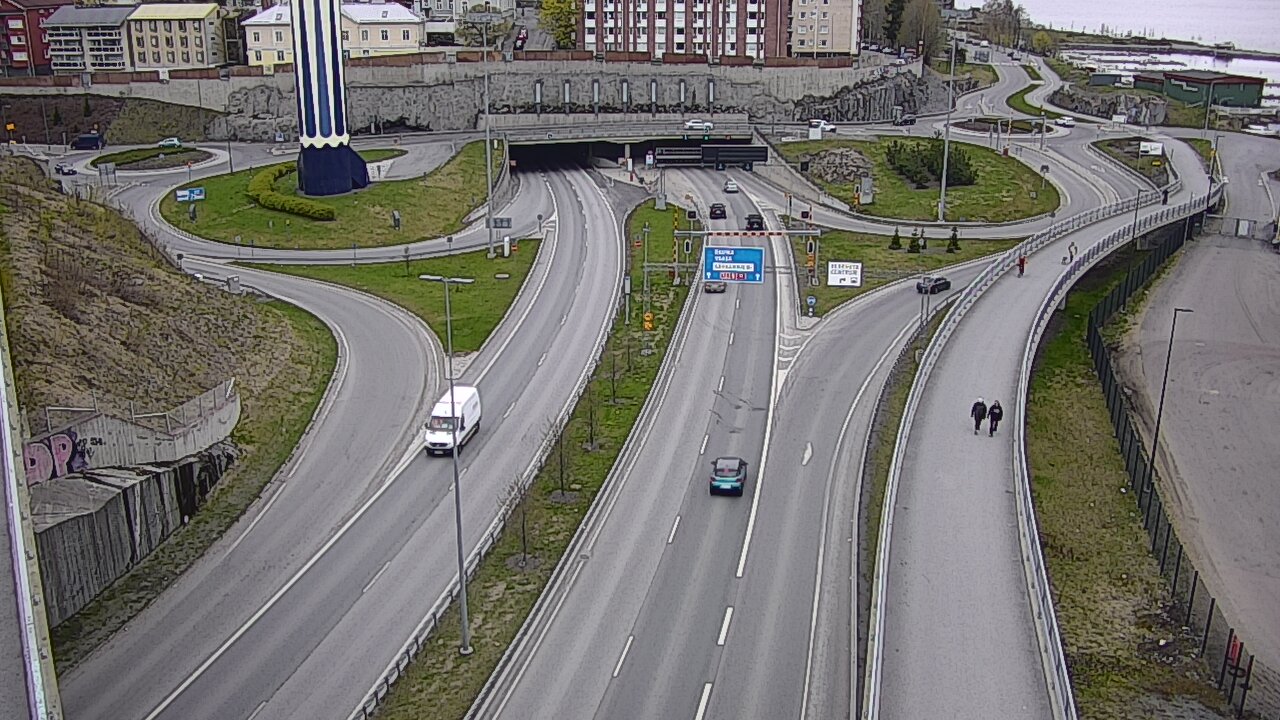 Weather Camera Image Väg 12 Tammerfors, Rauhaniemi, Tampere, Pirkanmaa
