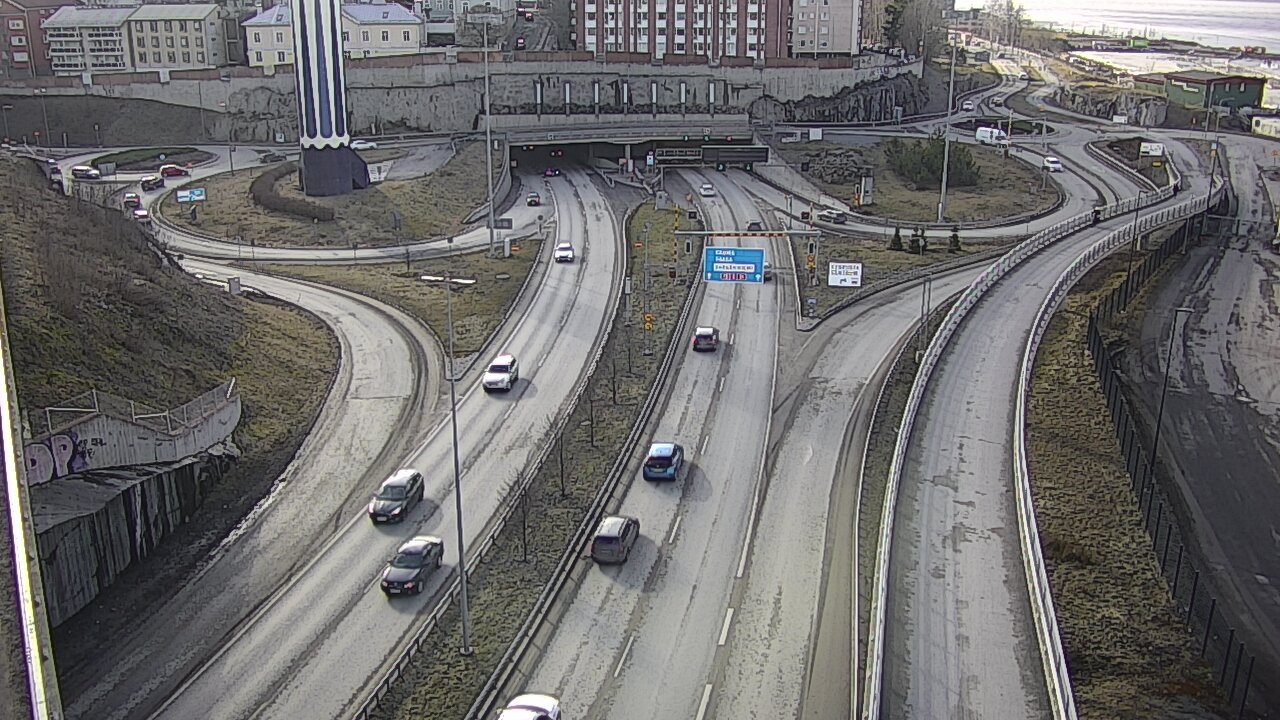 Weather Camera Image Road 12 Tampere, Rauhaniemi, Tampere, Pirkanmaa