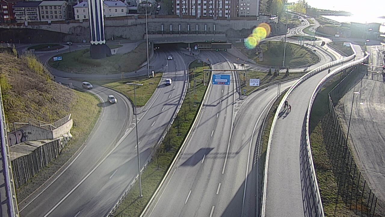 Weather Camera Image Väg 12 Tammerfors, Rauhaniemi, Tampere, Pirkanmaa