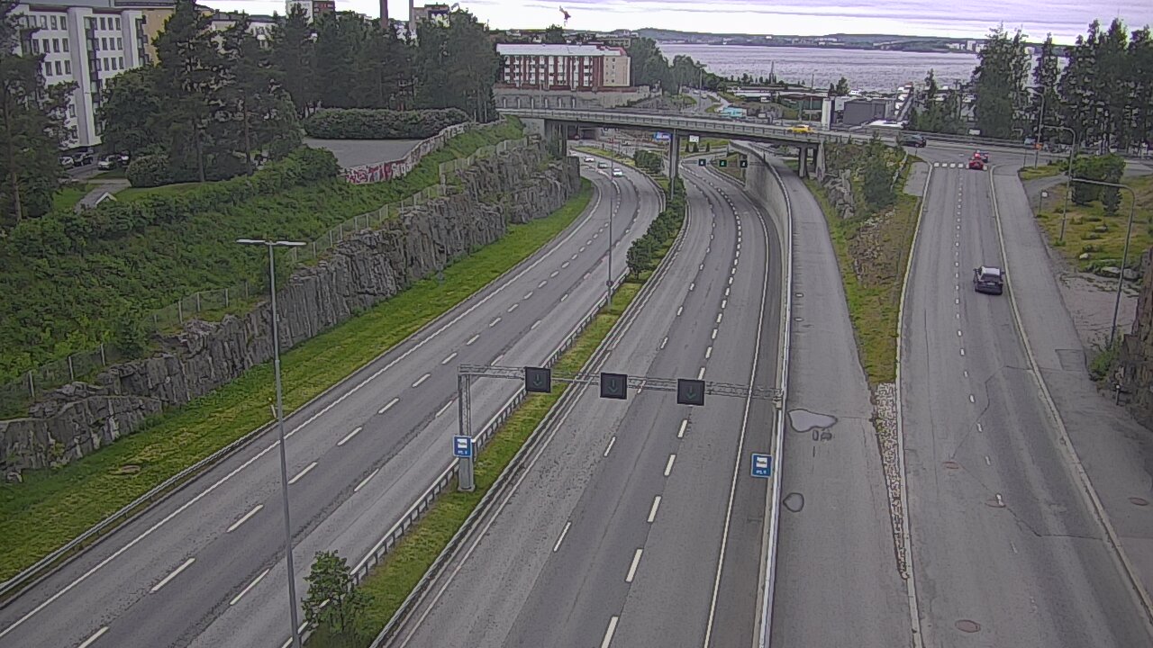 Weather Camera Image Väg 12 Tammerfors, Marjatansilta, Tampere, Pirkanmaa