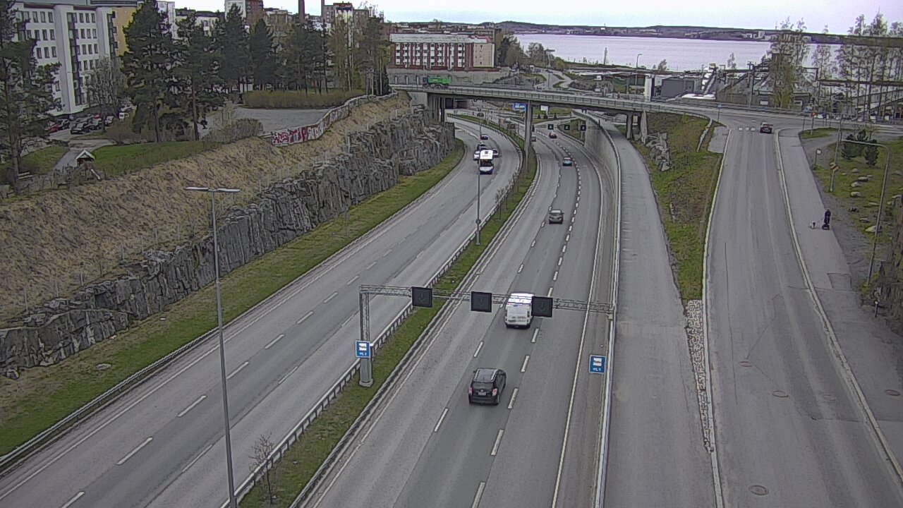 Weather Camera Image Väg 12 Tammerfors, Marjatansilta, Tampere, Pirkanmaa