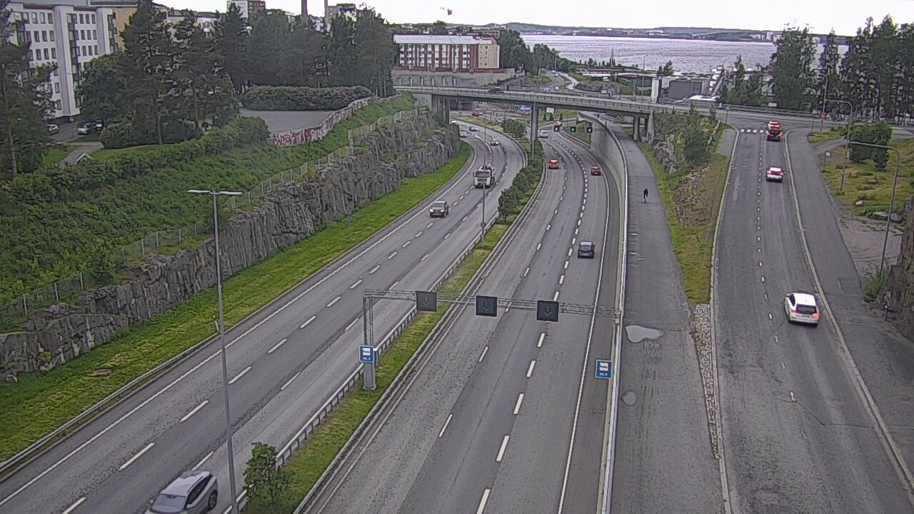 Weather Camera Image Väg 12 Tammerfors, Marjatansilta, Tampere, Pirkanmaa
