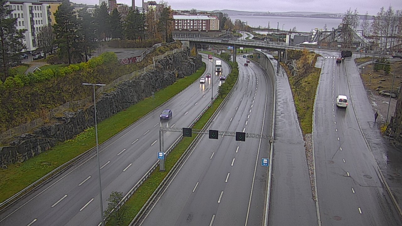 Weather Camera Image Väg 12 Tammerfors, Marjatansilta, Tampere, Pirkanmaa