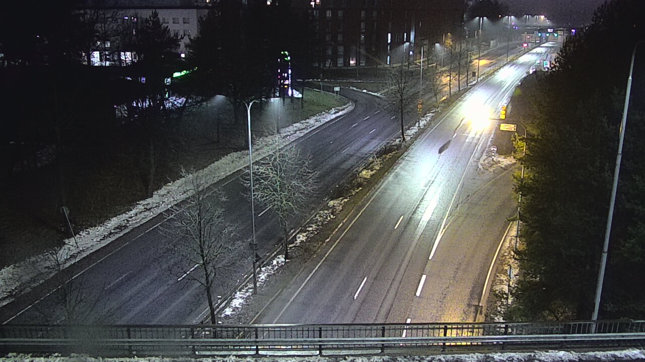 Weather Camera Image Väg 12 Tammerfors, Kalevan puistotie, Tampere, Pirkanmaa