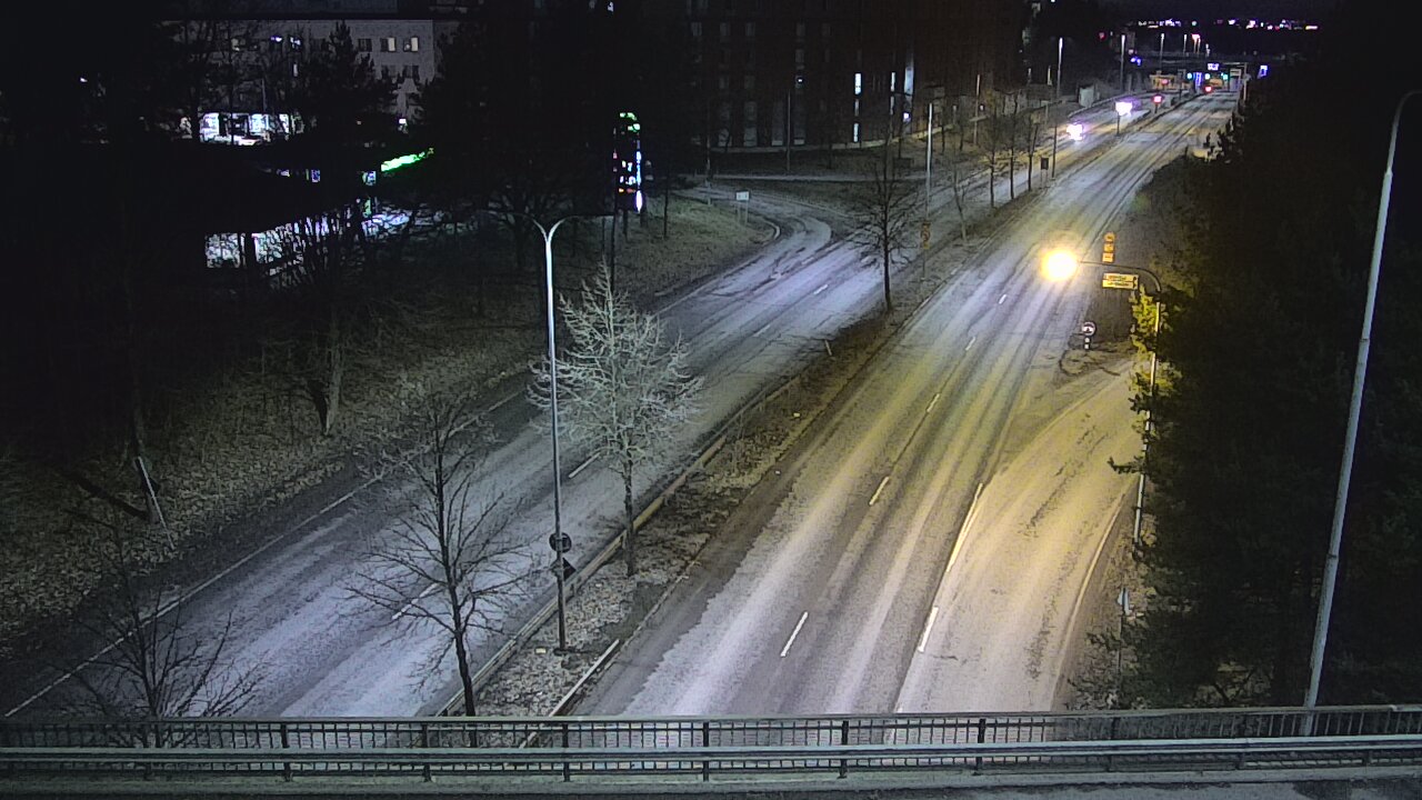 Weather Camera Image Väg 12 Tammerfors, Kalevan puistotie, Tampere, Pirkanmaa