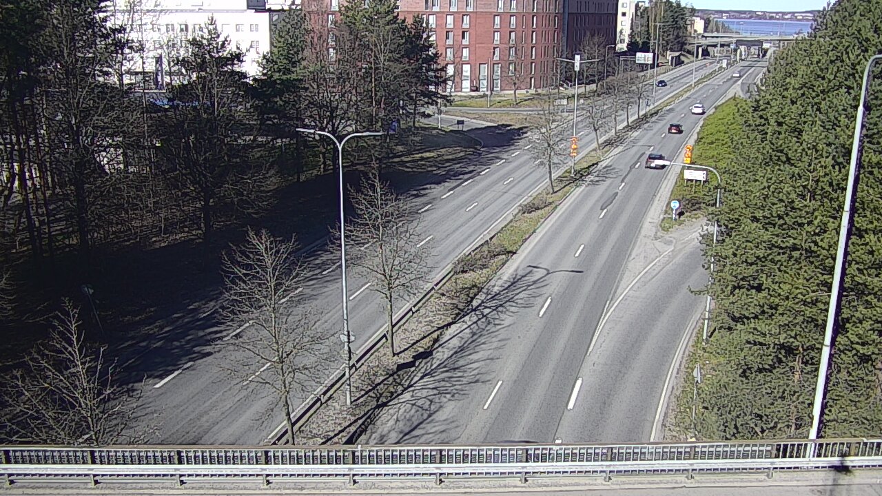 Weather Camera Image Väg 12 Tammerfors, Kalevan puistotie, Tampere, Pirkanmaa