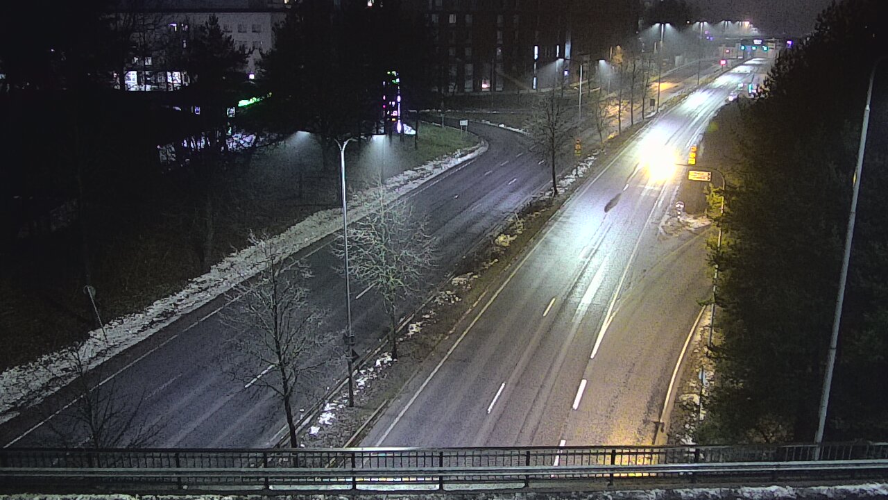 Weather Camera Image Väg 12 Tammerfors, Kalevan puistotie, Tampere, Pirkanmaa