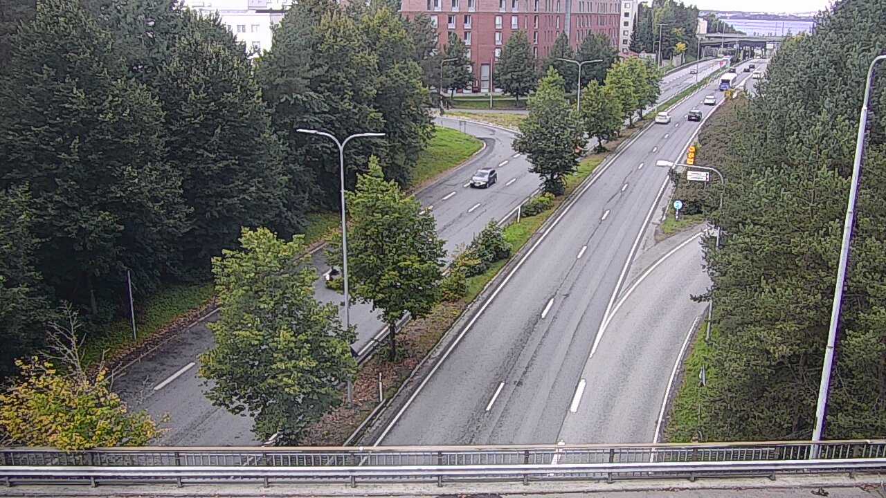Weather Camera Image Road 12 Tampere, Kalevan puistotie, Tampere, Pirkanmaa