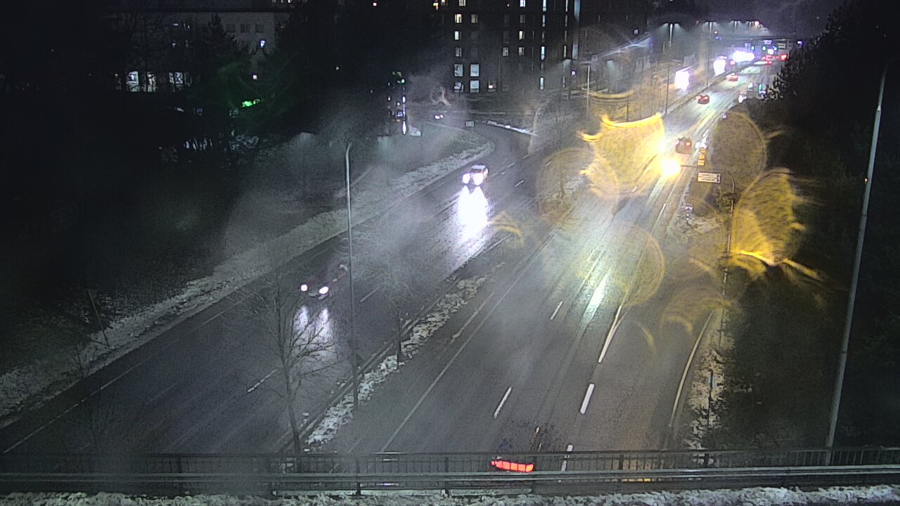 Weather Camera Image Väg 12 Tammerfors, Kalevan puistotie, Tampere, Pirkanmaa