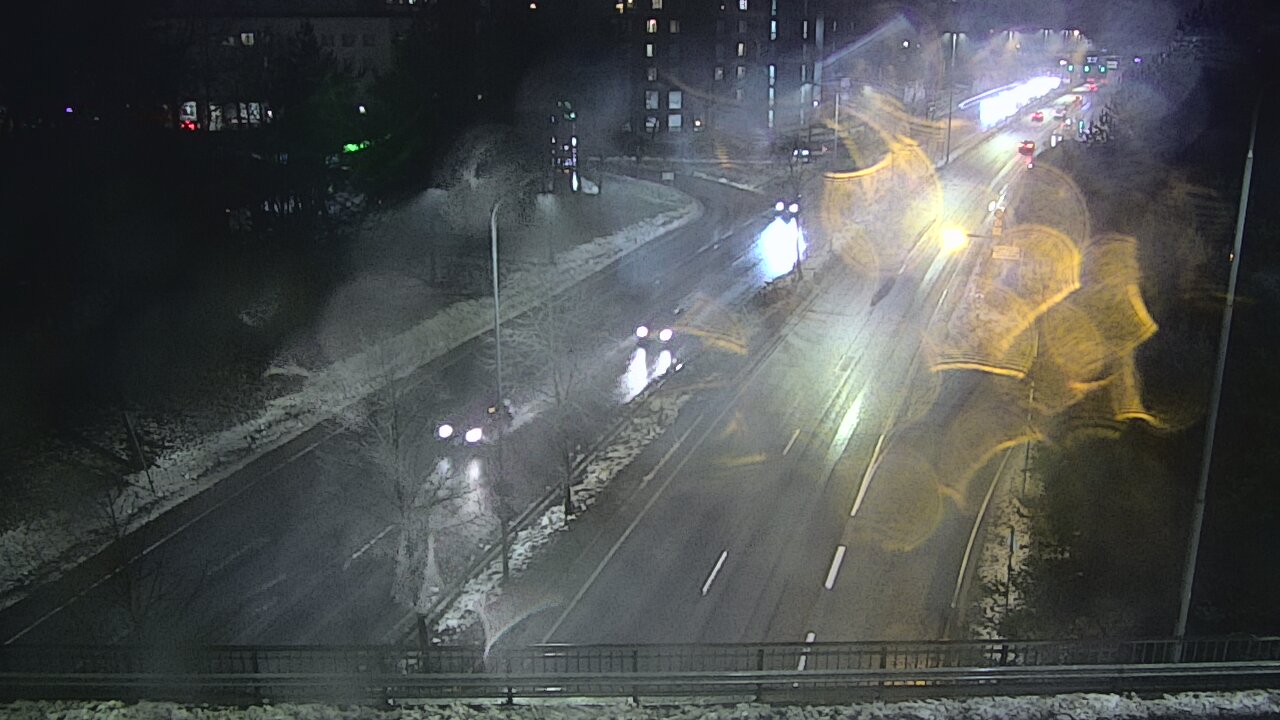 Weather Camera Image Väg 12 Tammerfors, Kalevan puistotie, Tampere, Pirkanmaa