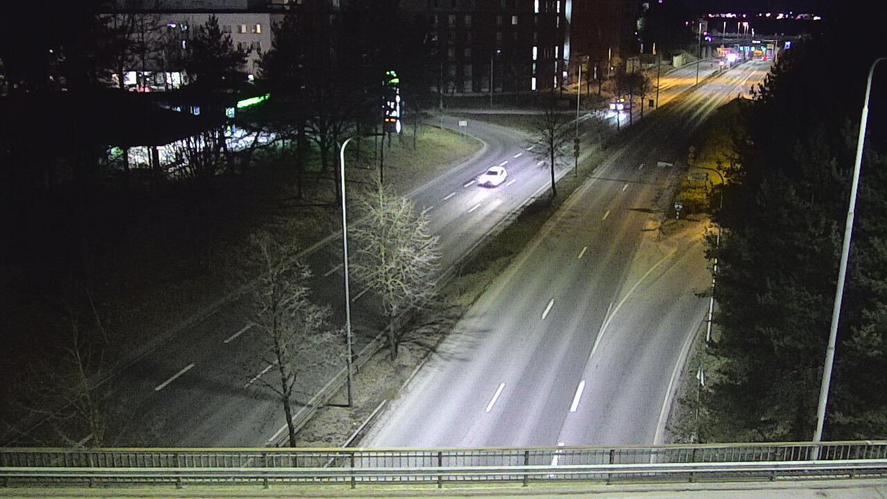 Weather Camera Image Väg 12 Tammerfors, Kalevan puistotie, Tampere, Pirkanmaa