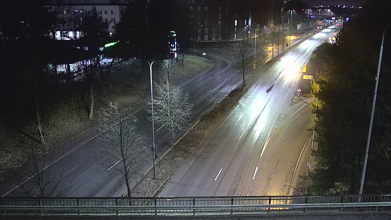 Weather Camera Image Väg 12 Tammerfors, Kalevan puistotie, Tampere, Pirkanmaa