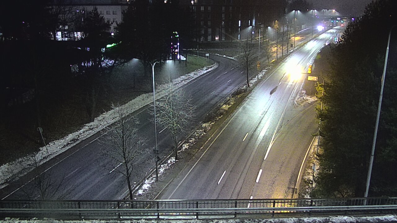 Weather Camera Image Väg 12 Tammerfors, Kalevan puistotie, Tampere, Pirkanmaa